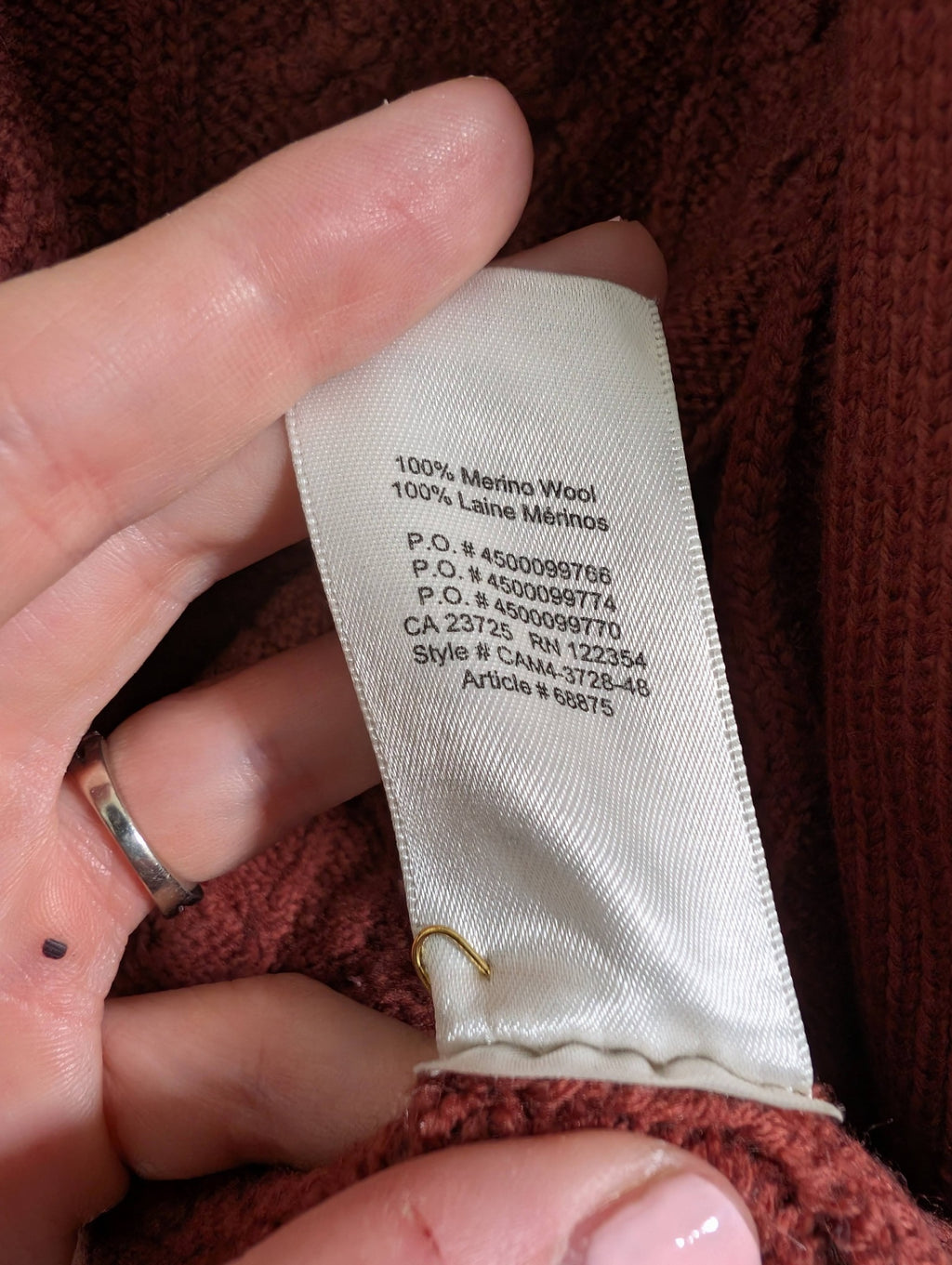 Wilfred merino wool cardigan - S