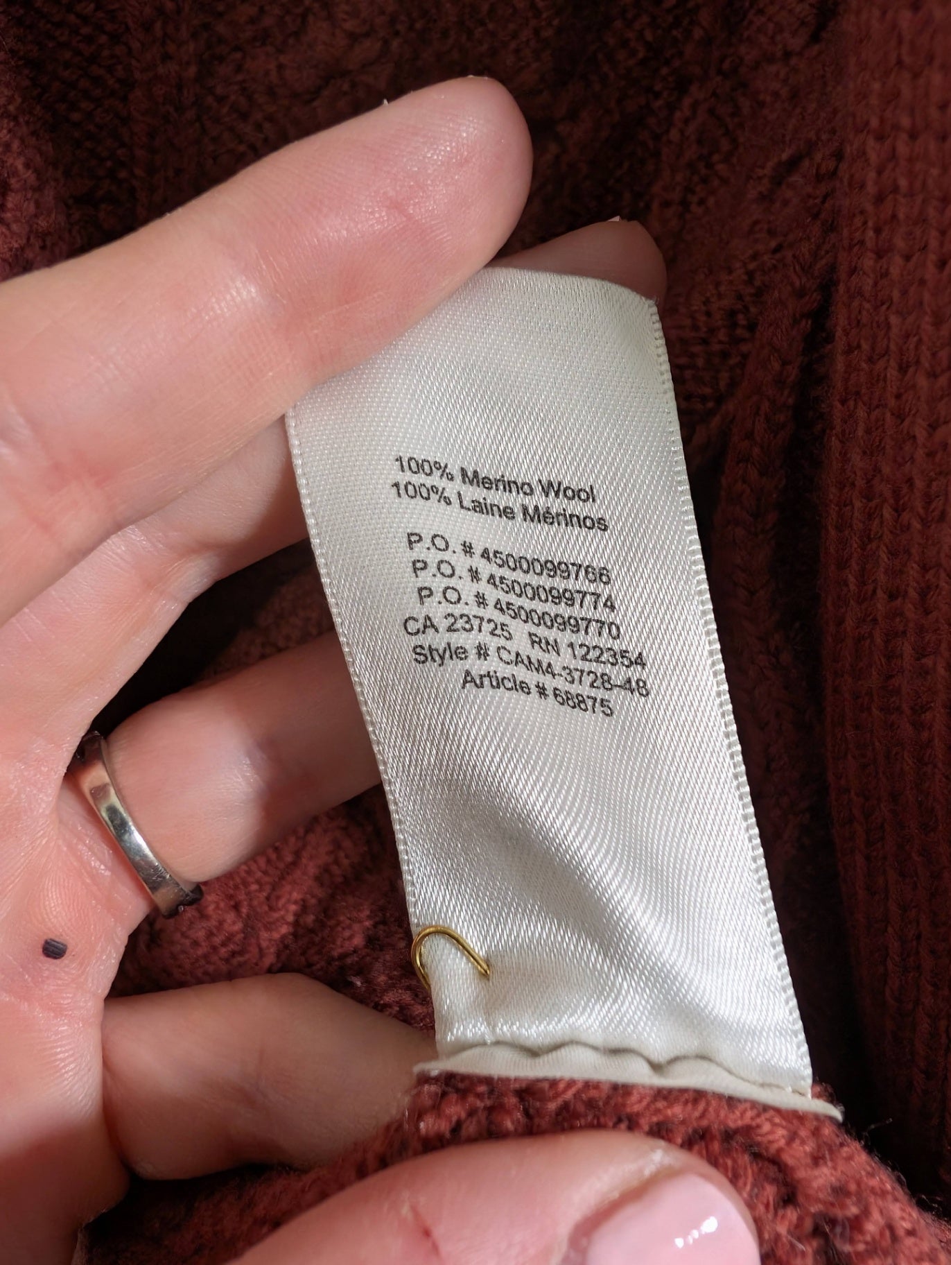Wilfred merino wool cardigan - S