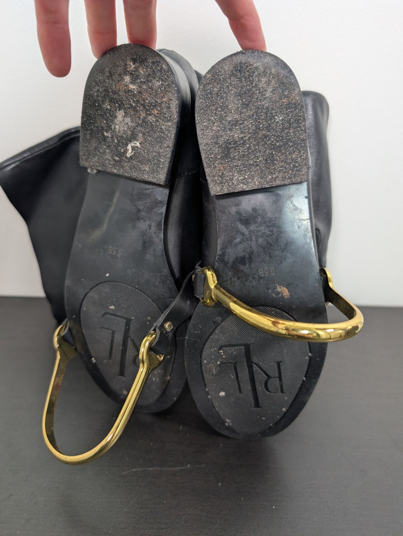 Ralph Lauren jenny riding boots - SZ 6.5