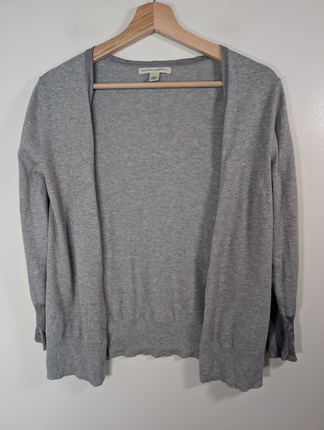 Banana Republic grey cardigan - XL