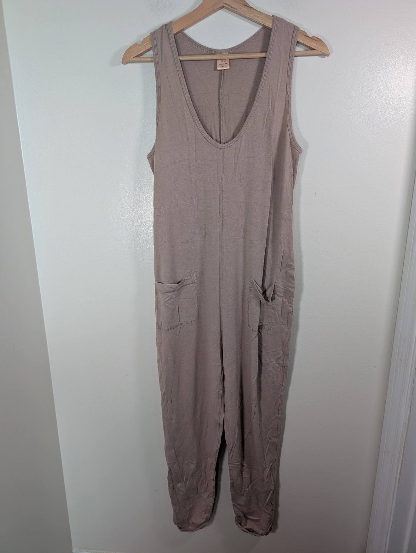 Smash + Tess beige jumpsuit - S