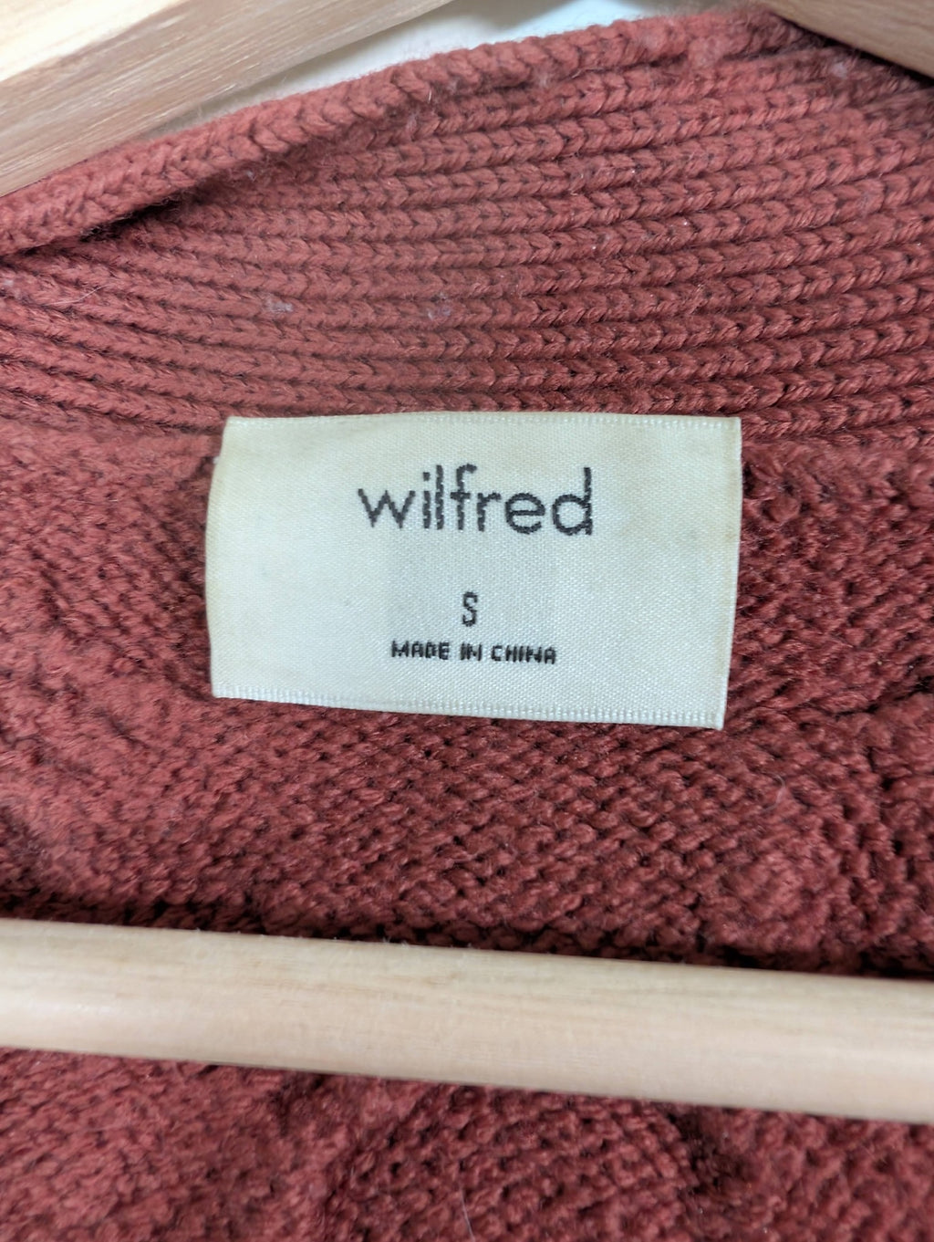 Wilfred merino wool cardigan - S