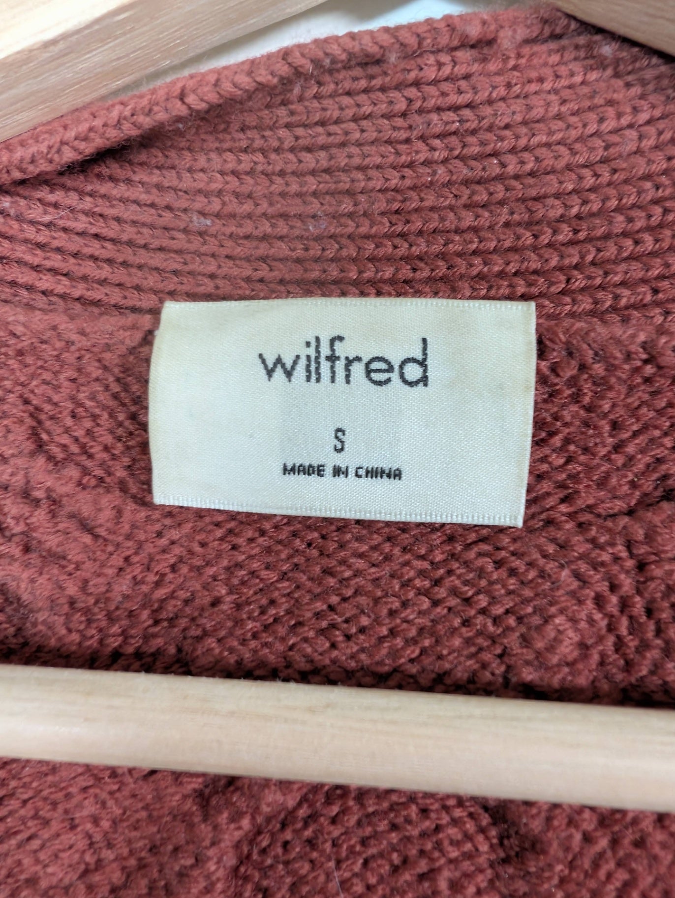 Wilfred merino wool cardigan - S