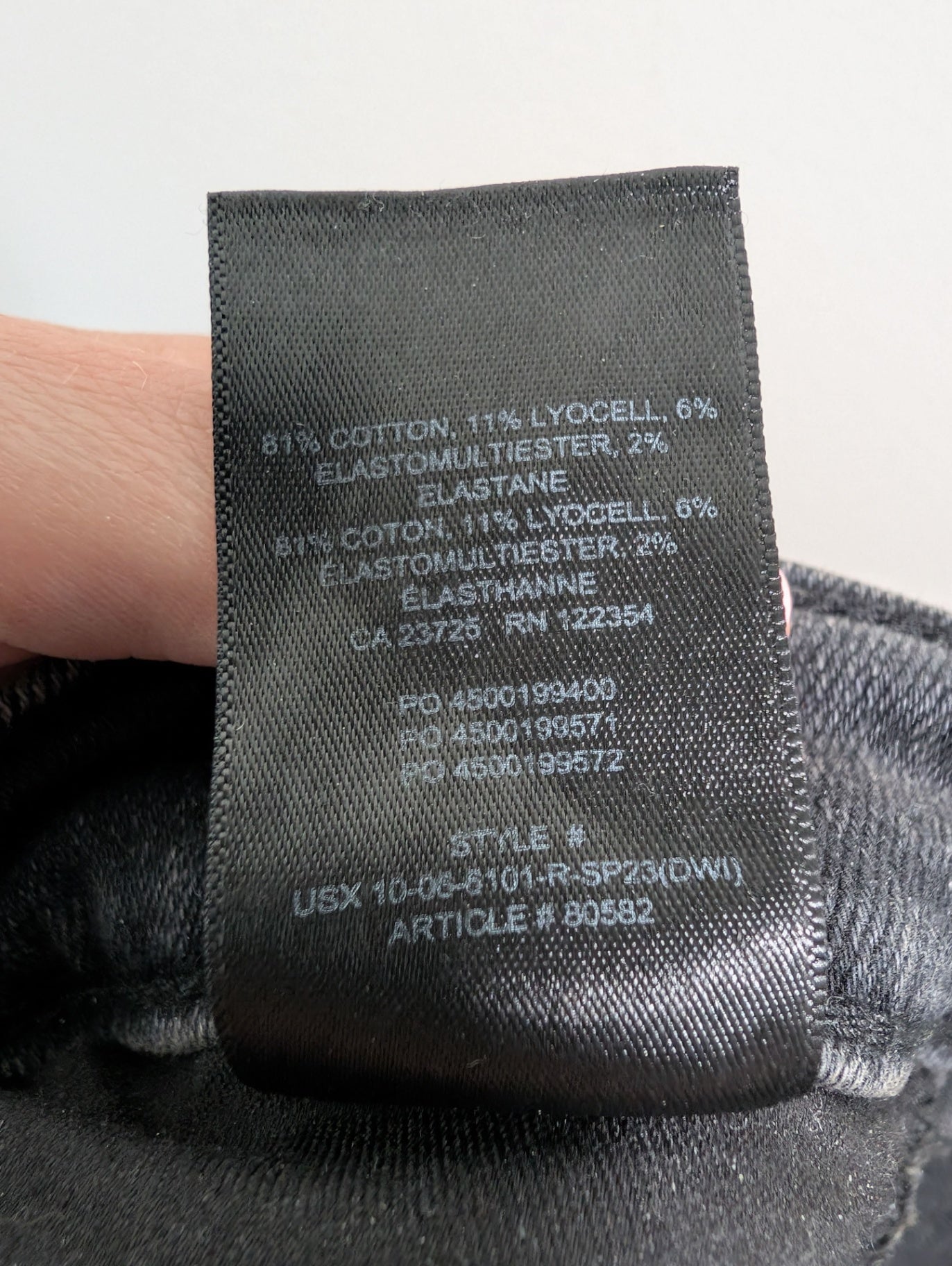 Denim Forum black the lola high rise skinny - SZ 29
