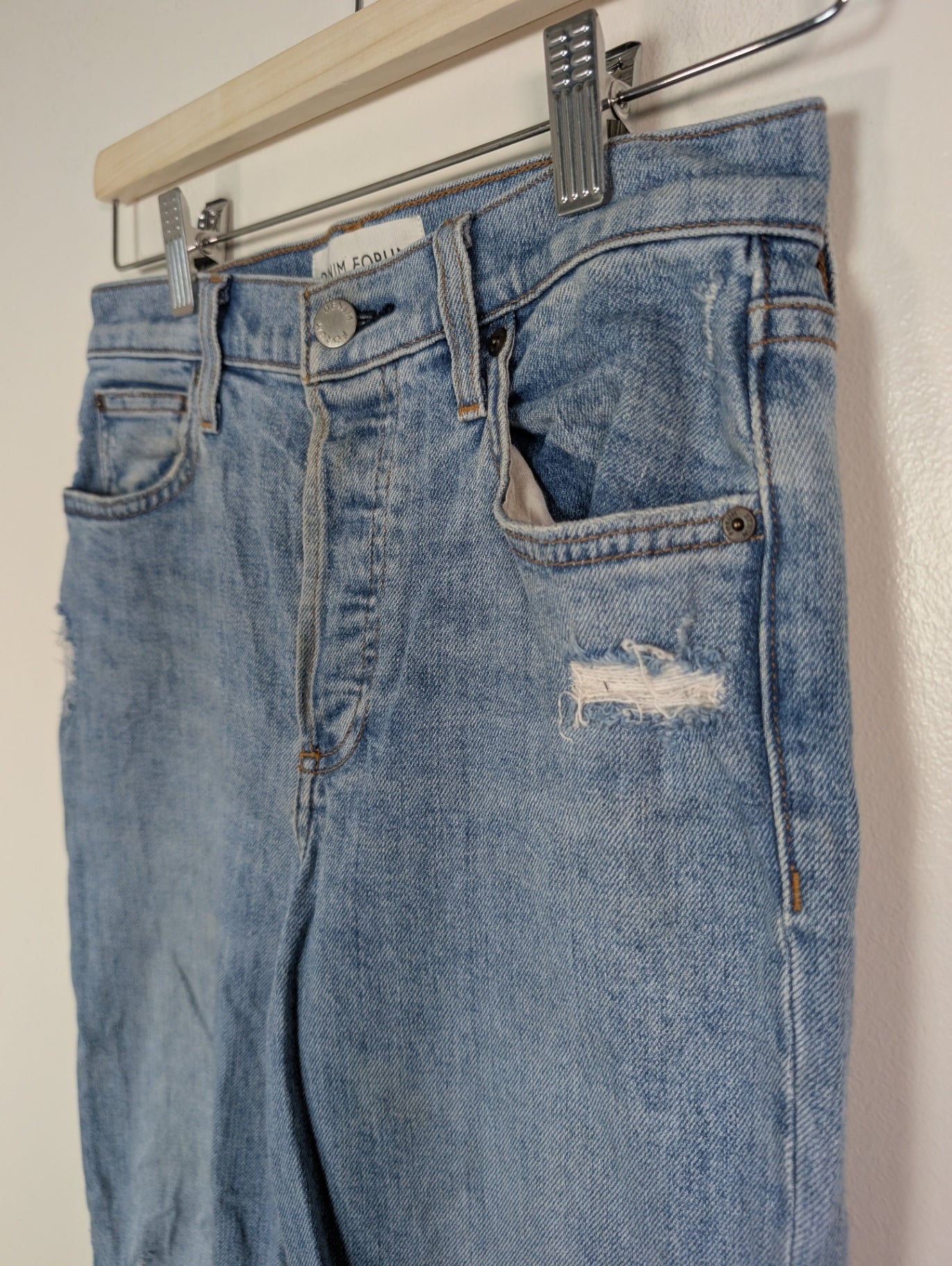 Denim Forum the arlo high rise straight - SZ 25
