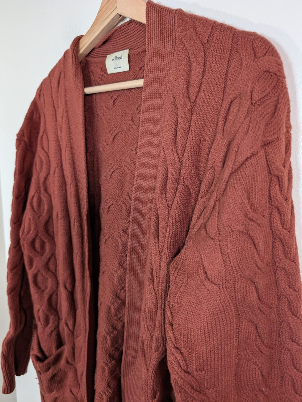 Wilfred merino wool cardigan - S