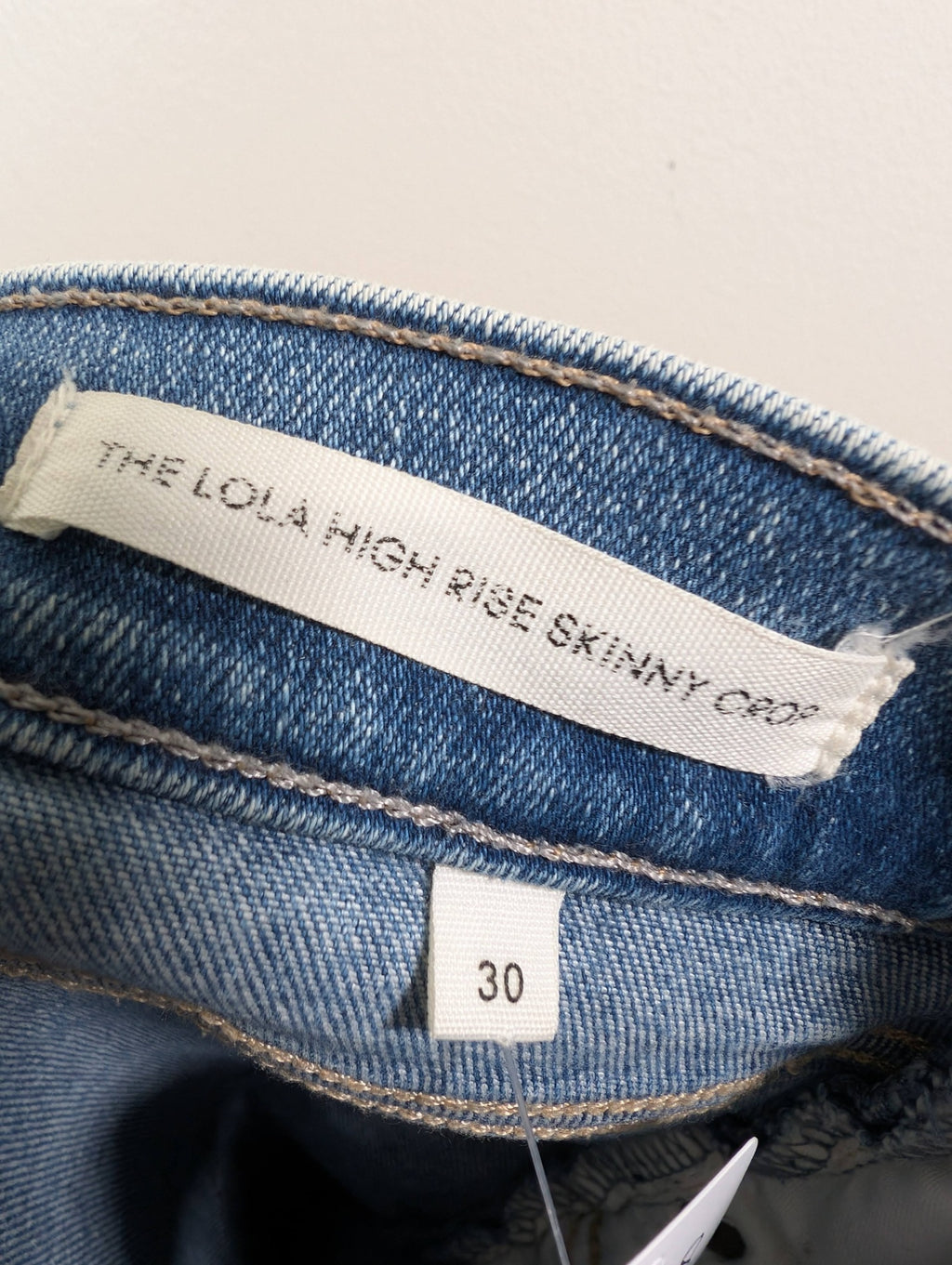 Denim Forum the lola high rise skinny crop - sz 30