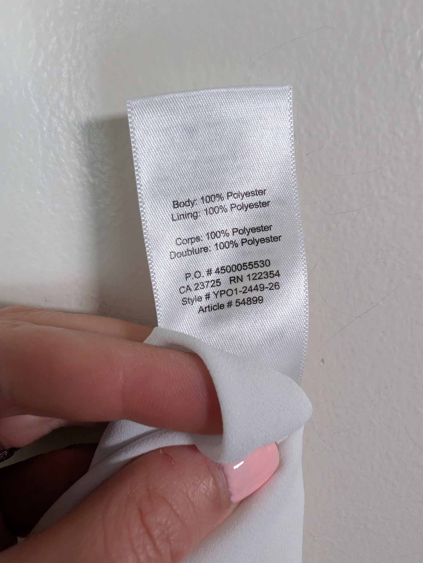Babaton white blouse - appears small