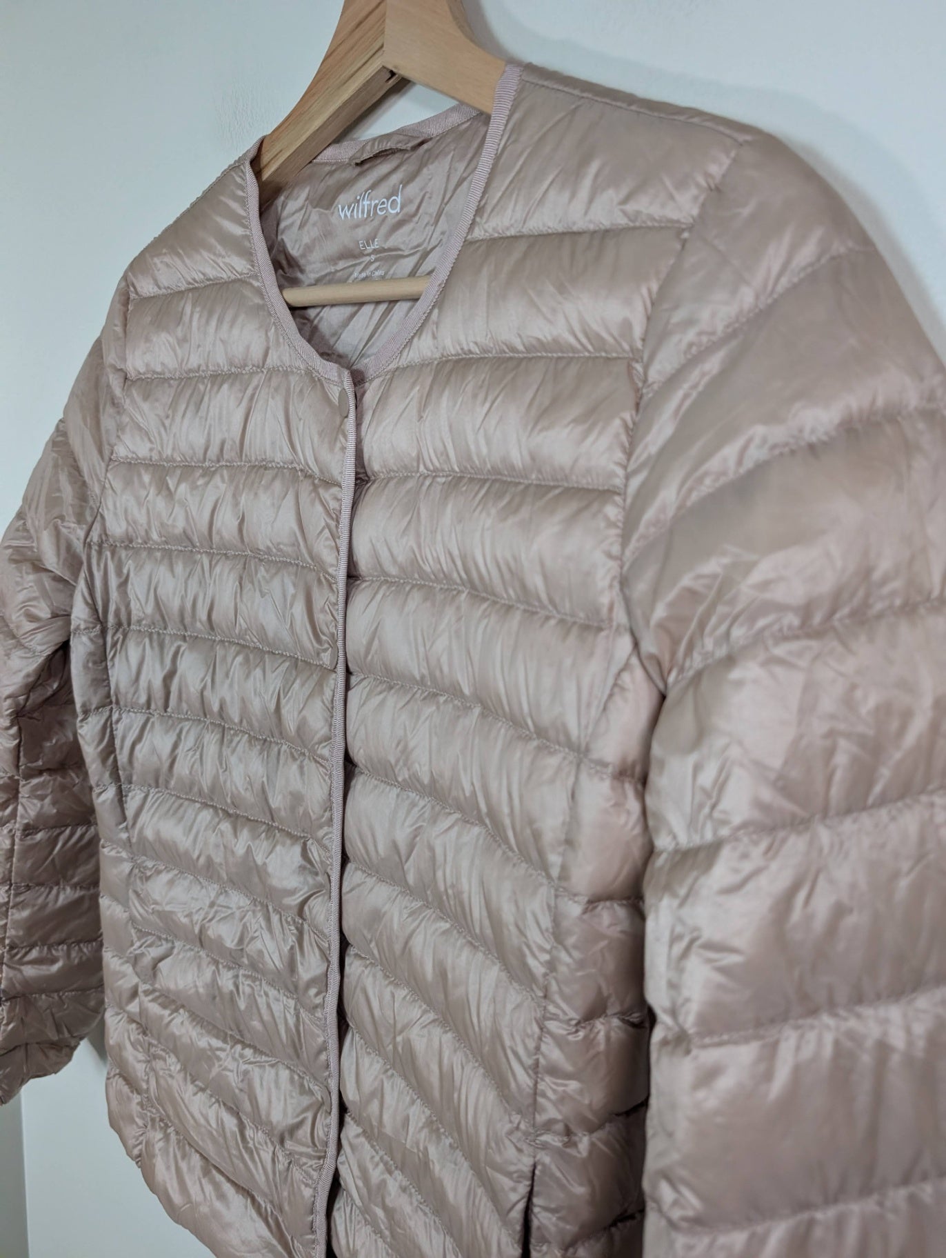 Wilfred goose down puffer - S