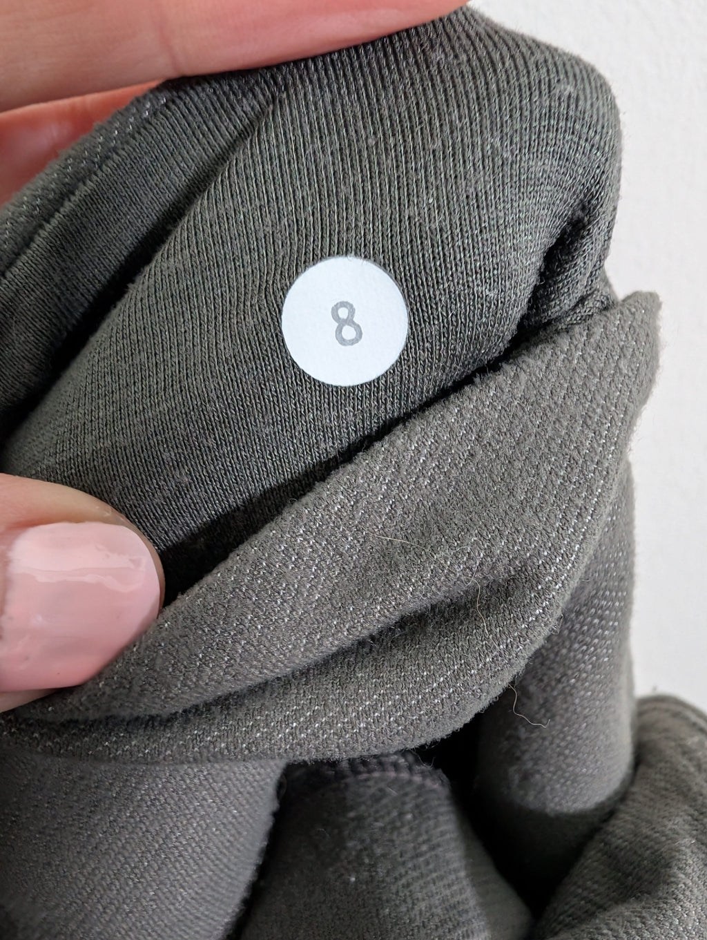Lululemon green crop leggings - SZ 8
