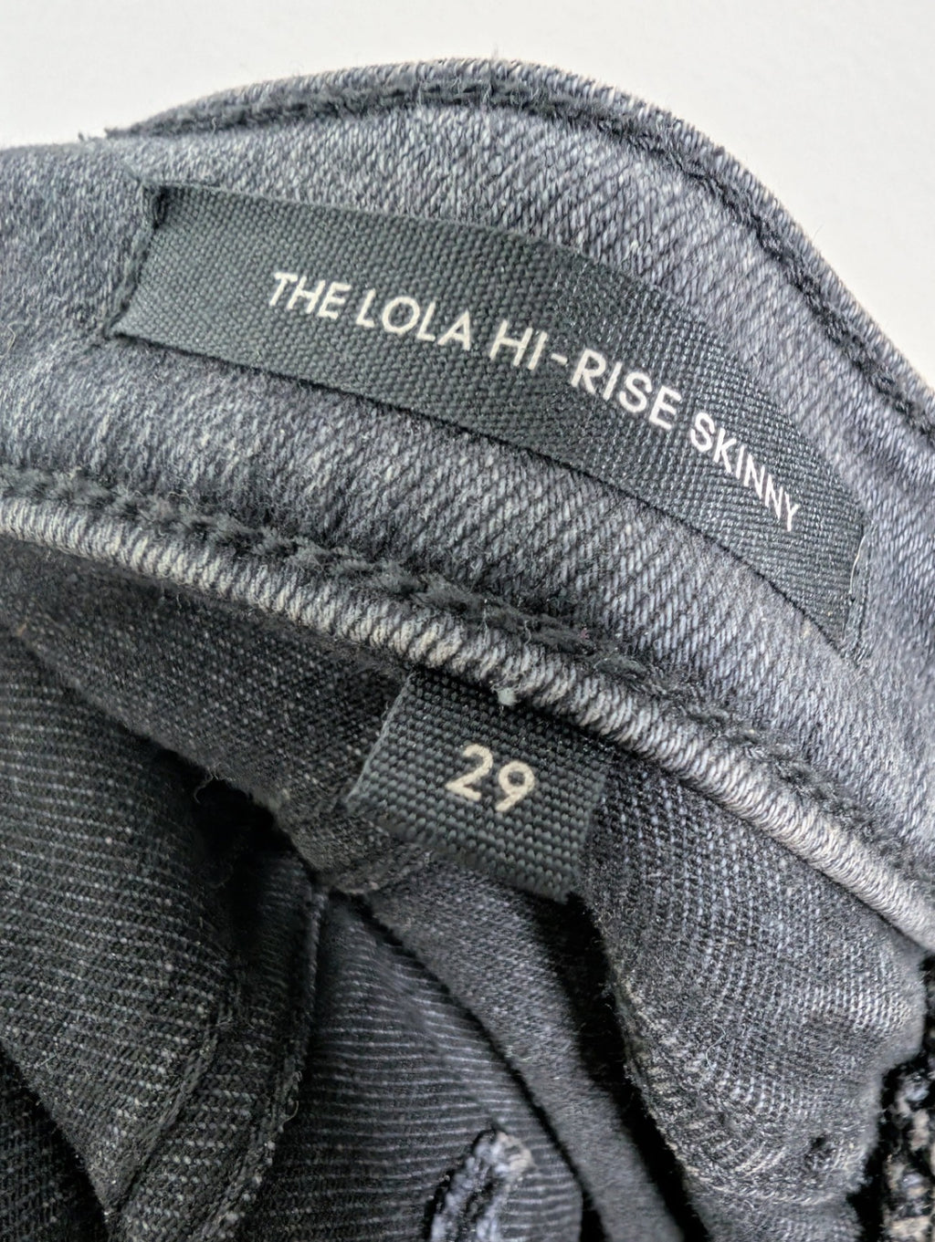 Denim Forum black the lola high rise skinny - SZ 29