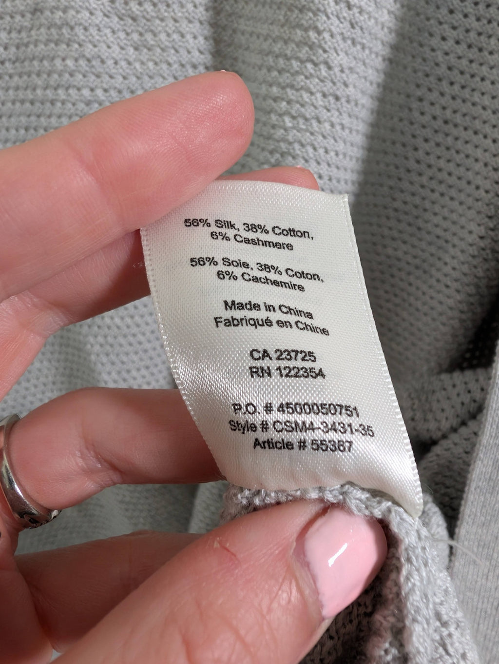 Wilfred silk & cashmere cardigan - S