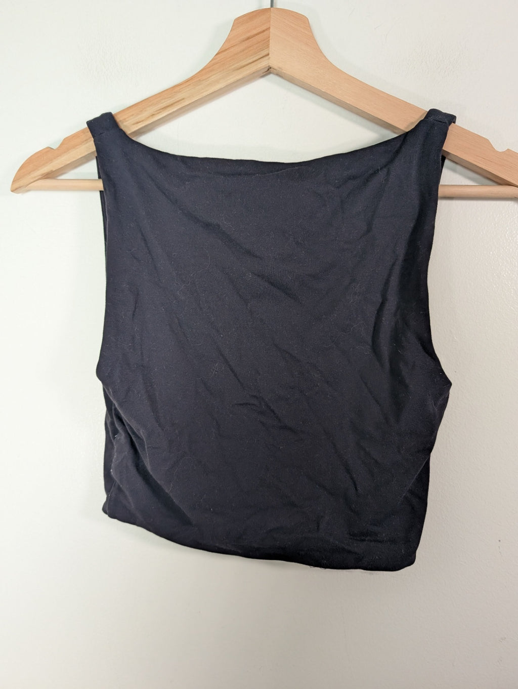Babaton black crop tank - S