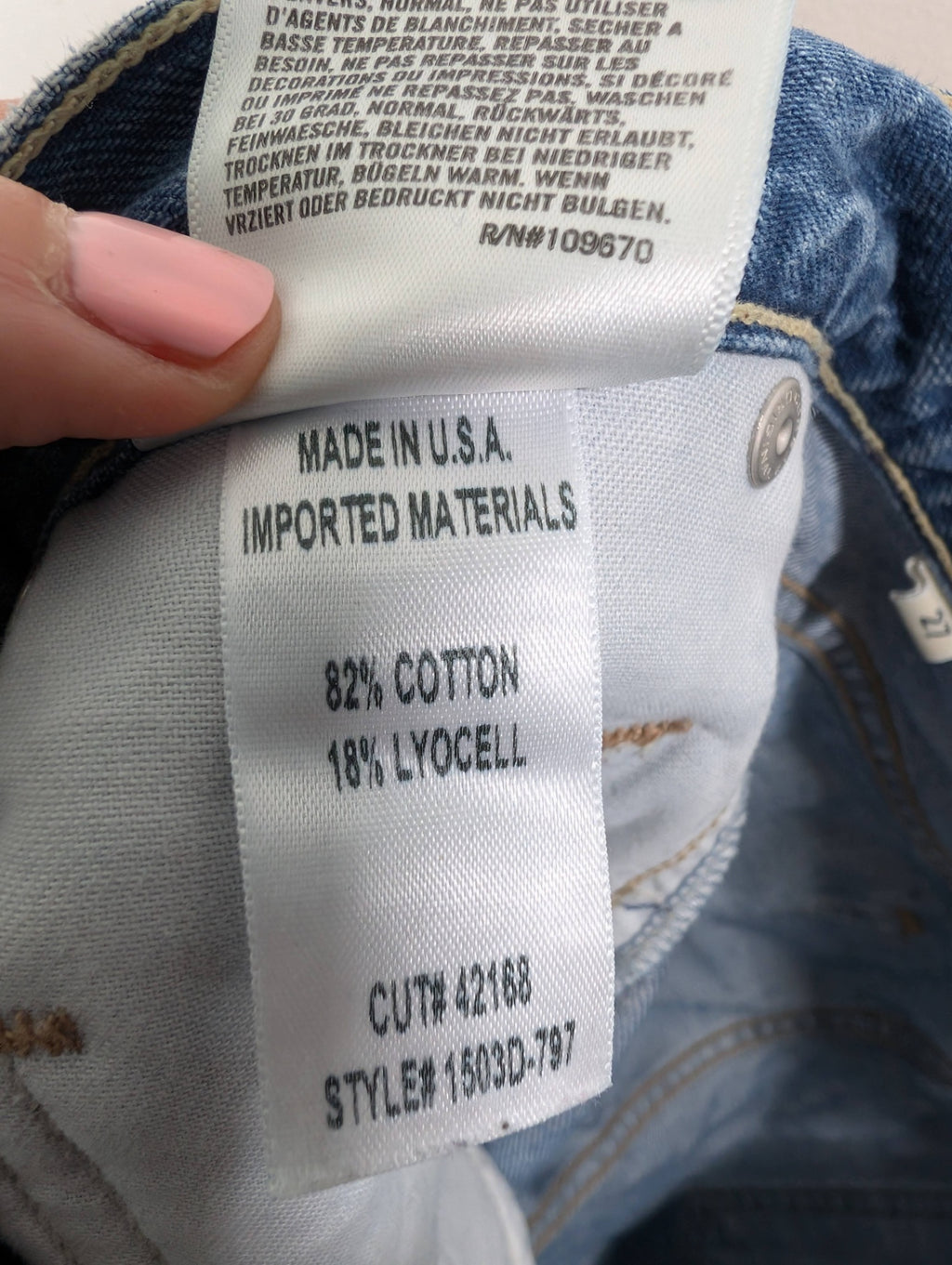 Citizens of Humanity jeans - SZ 27