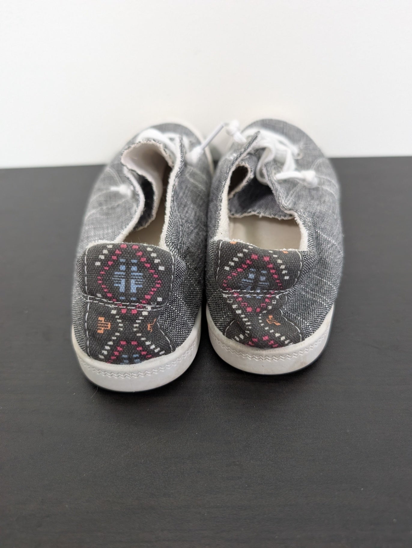 Unknown brand grey canvas sneakers  - appears SZ 5