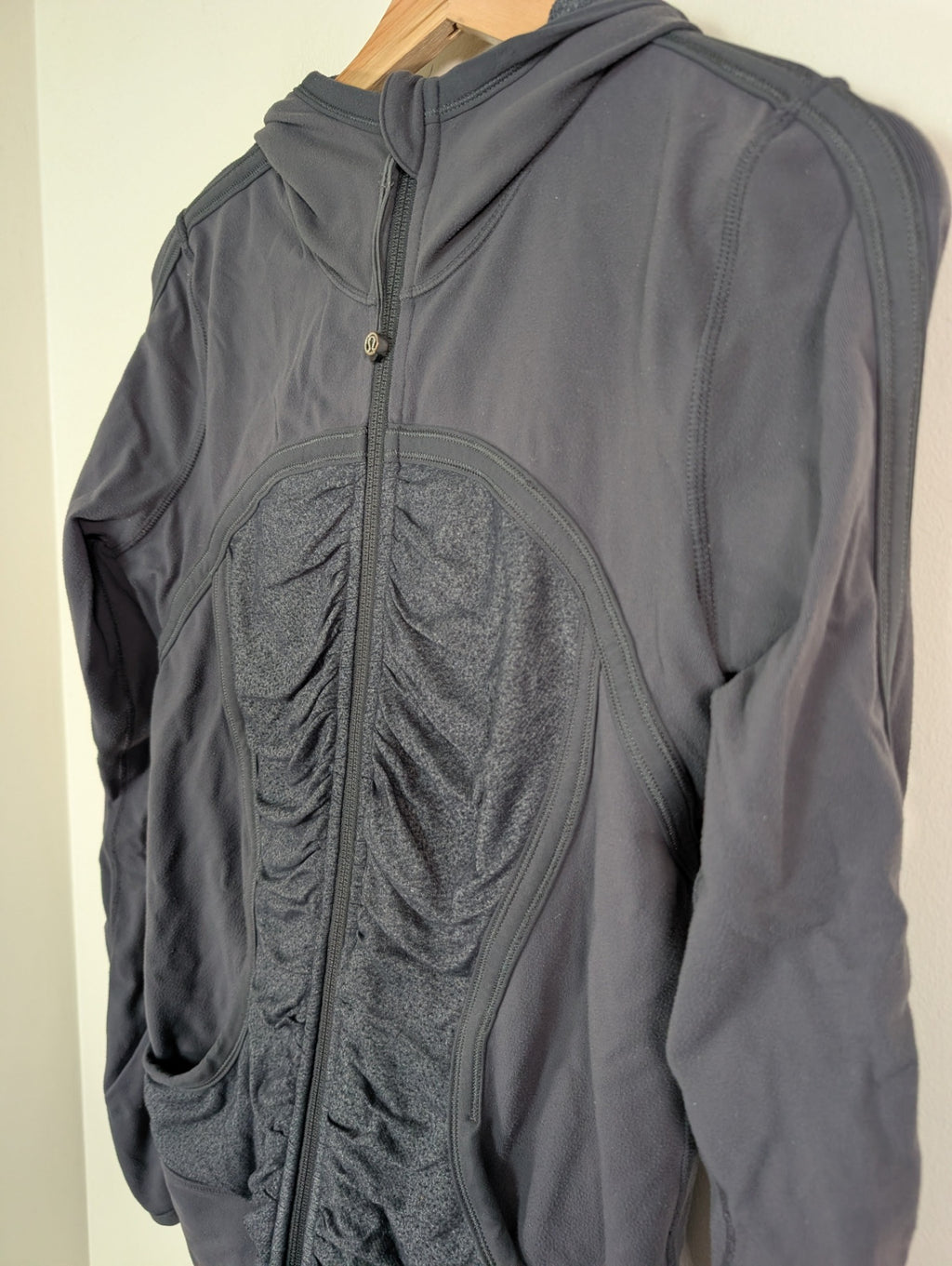 Lululemon grey scuba zip-up - appears Medium