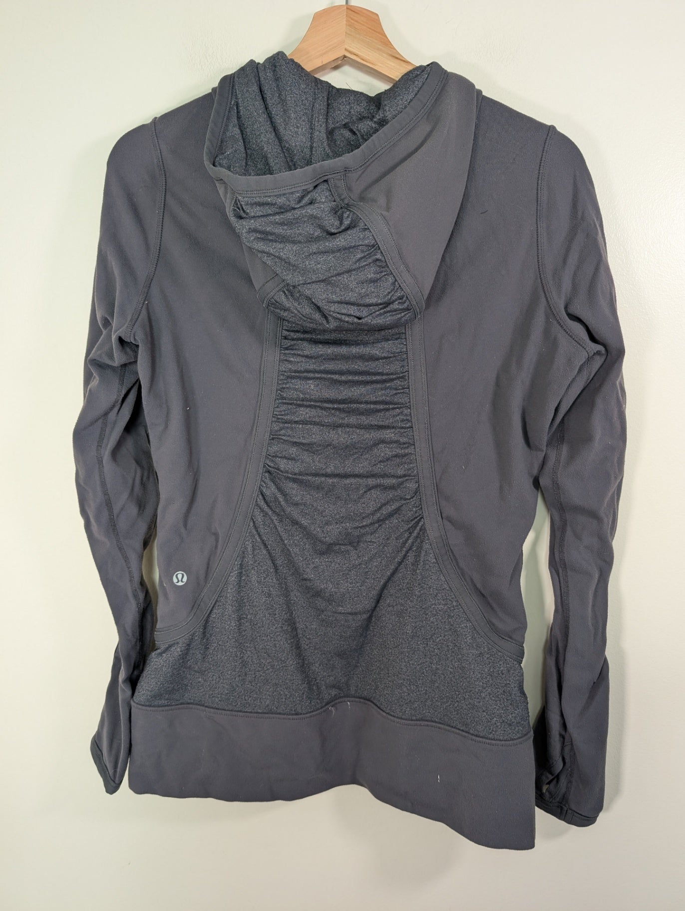 Lululemon grey scuba zip-up - appears Medium
