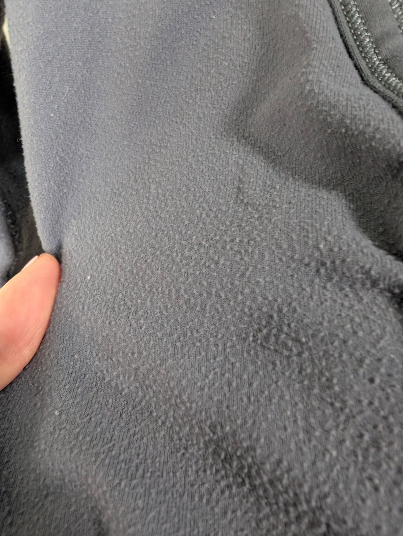 Lululemon grey scuba zip-up - appears Medium