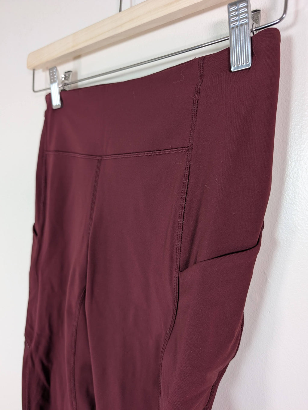 Lululemon burgundy leggings - 4