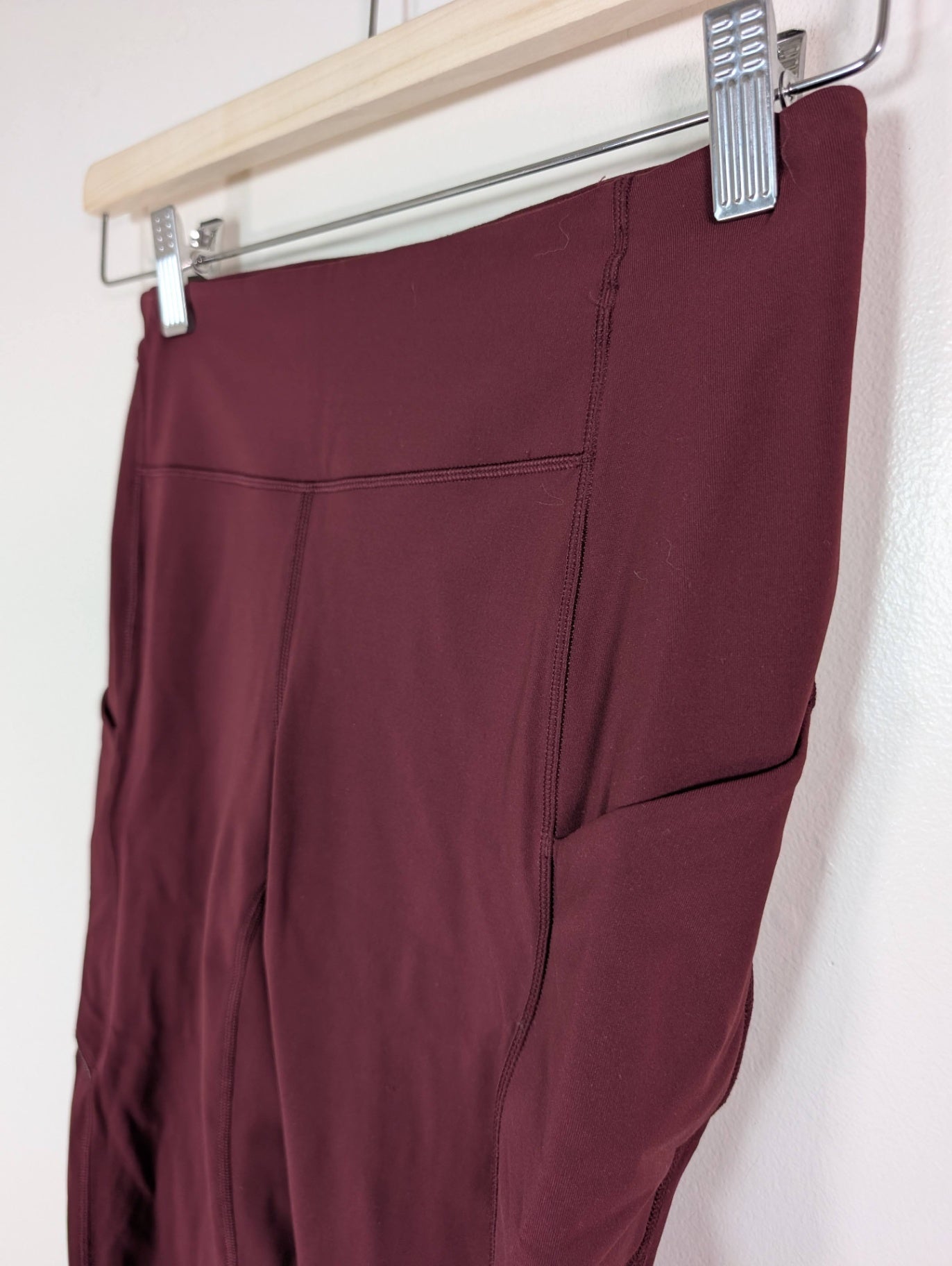 Lululemon burgundy leggings - 4