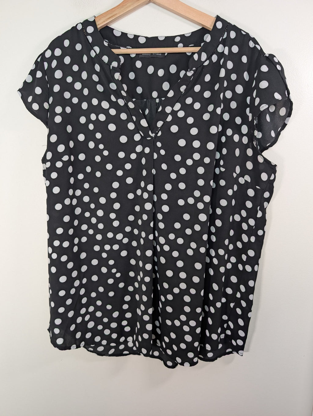 mandy evans polka-dot blouse - 2XL