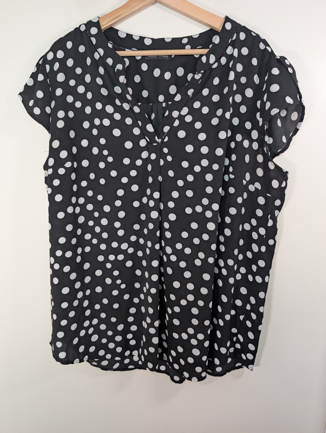 mandy evans polka-dot blouse - 2XL