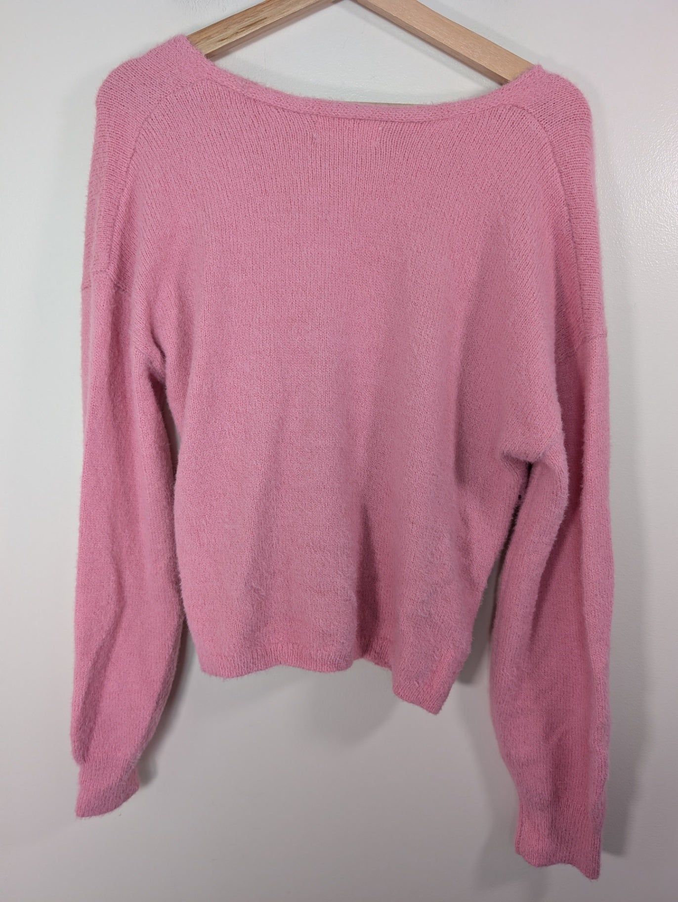 Jessica Simpson pink faux wrap sweater - XL