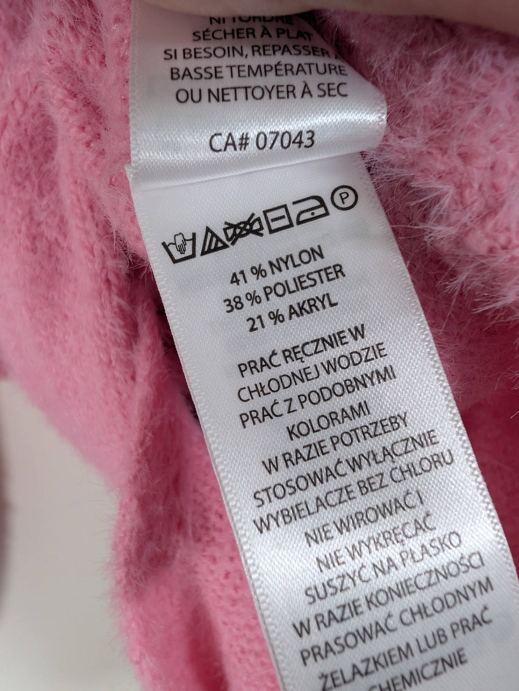 Jessica Simpson pink faux wrap sweater - XL