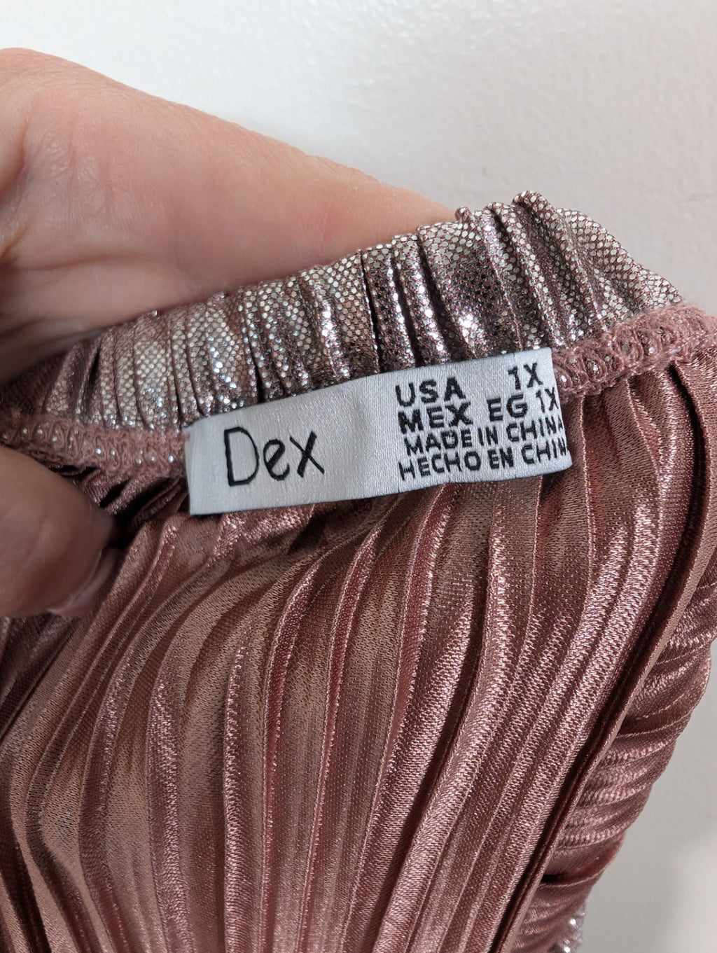 Dex metallic skirt - 1X