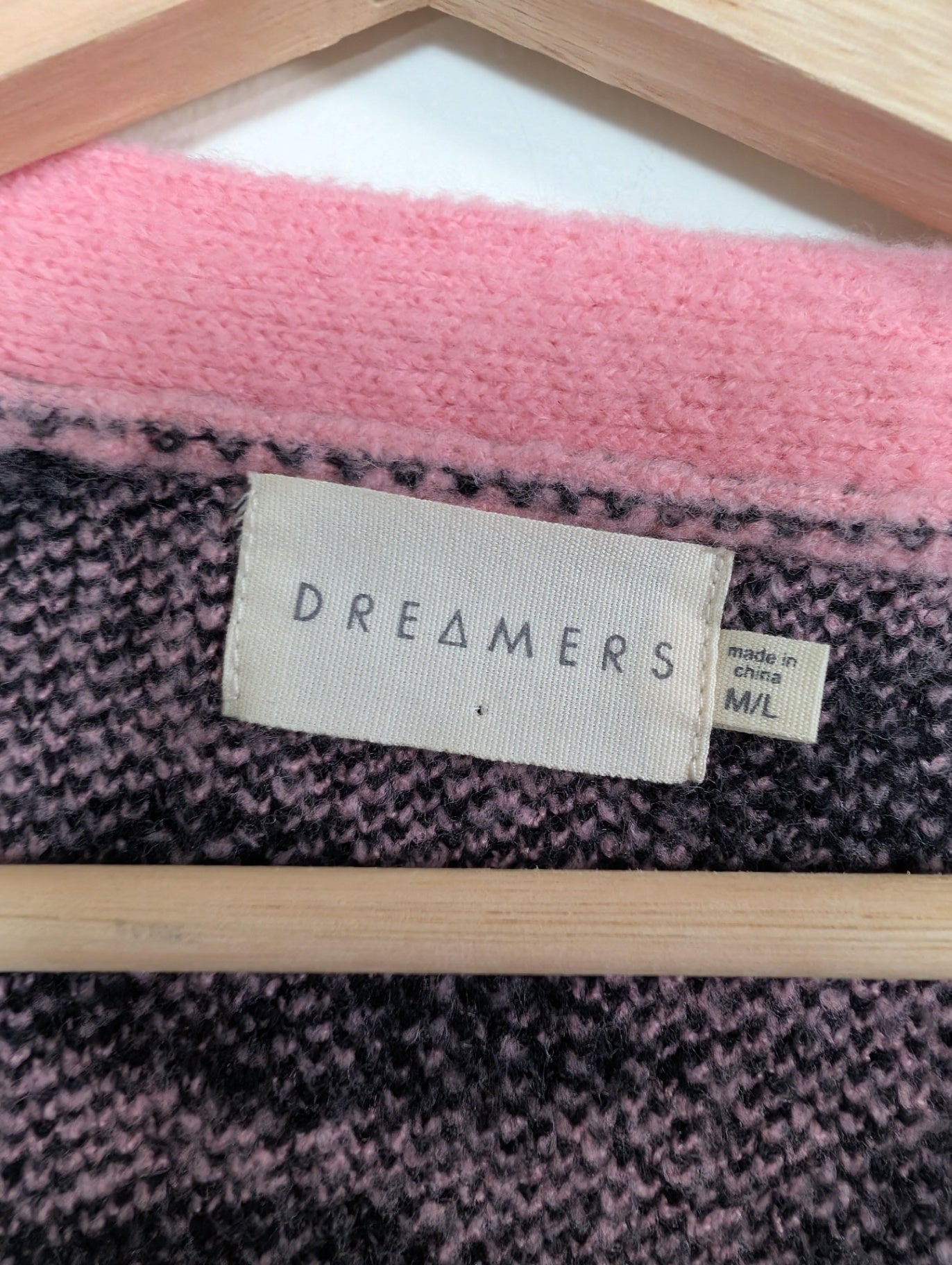 Dreamers pink leopard cardigan - M/L