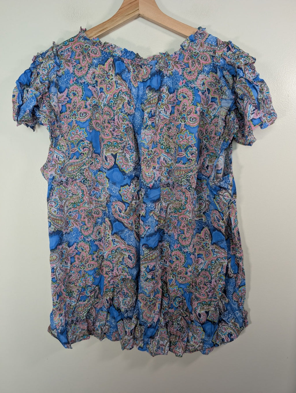 Rose + Olive paisley blouse - 2XL