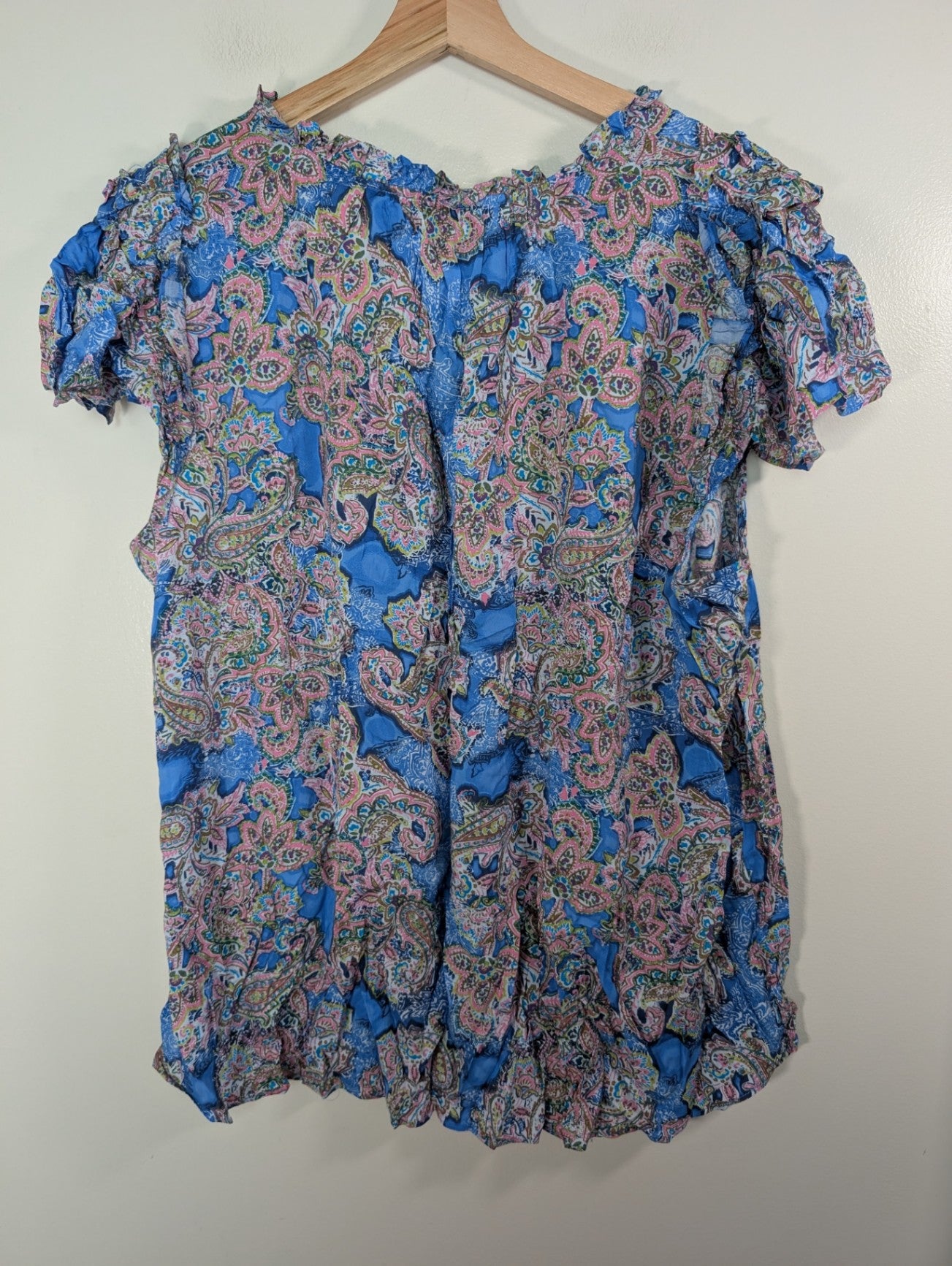 Rose + Olive paisley blouse - 2XL