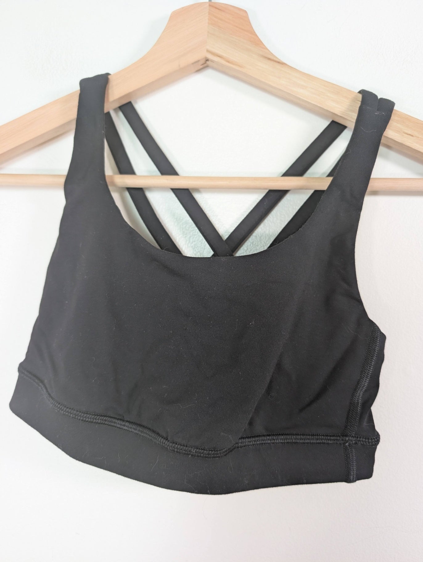 Lululemon black sports bra - SZ 2