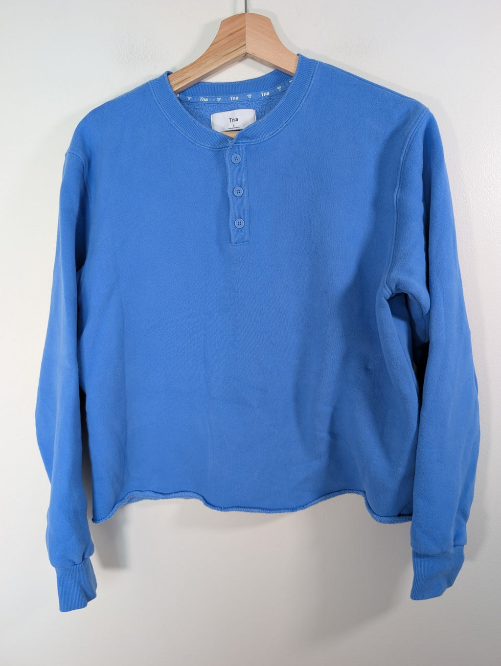 TNA blue long-sleeve - S