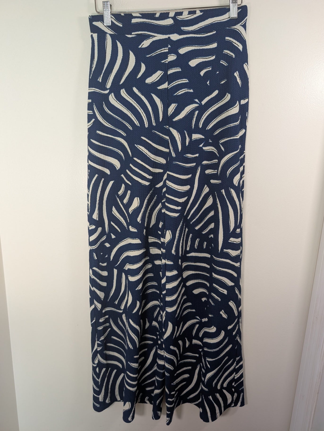 H&M blue wide leg pant - S