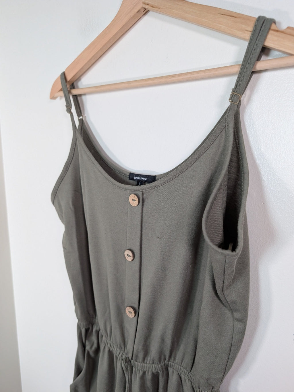 ambiance green jumpsuit - S