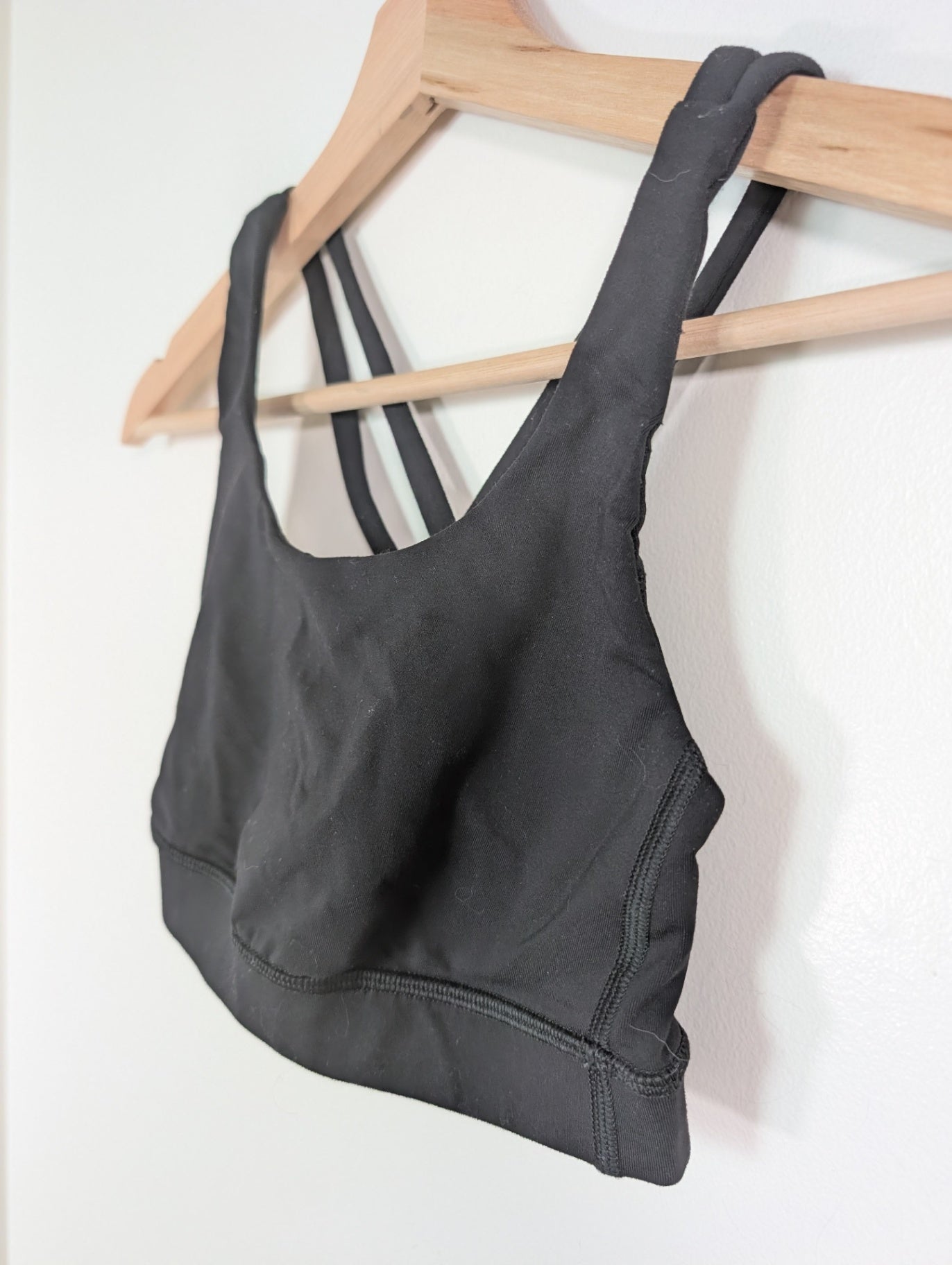 Lululemon black sports bra - SZ 2