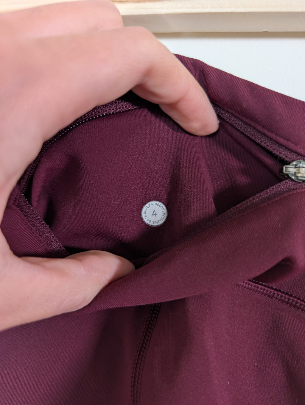 Lululemon burgundy leggings - 4