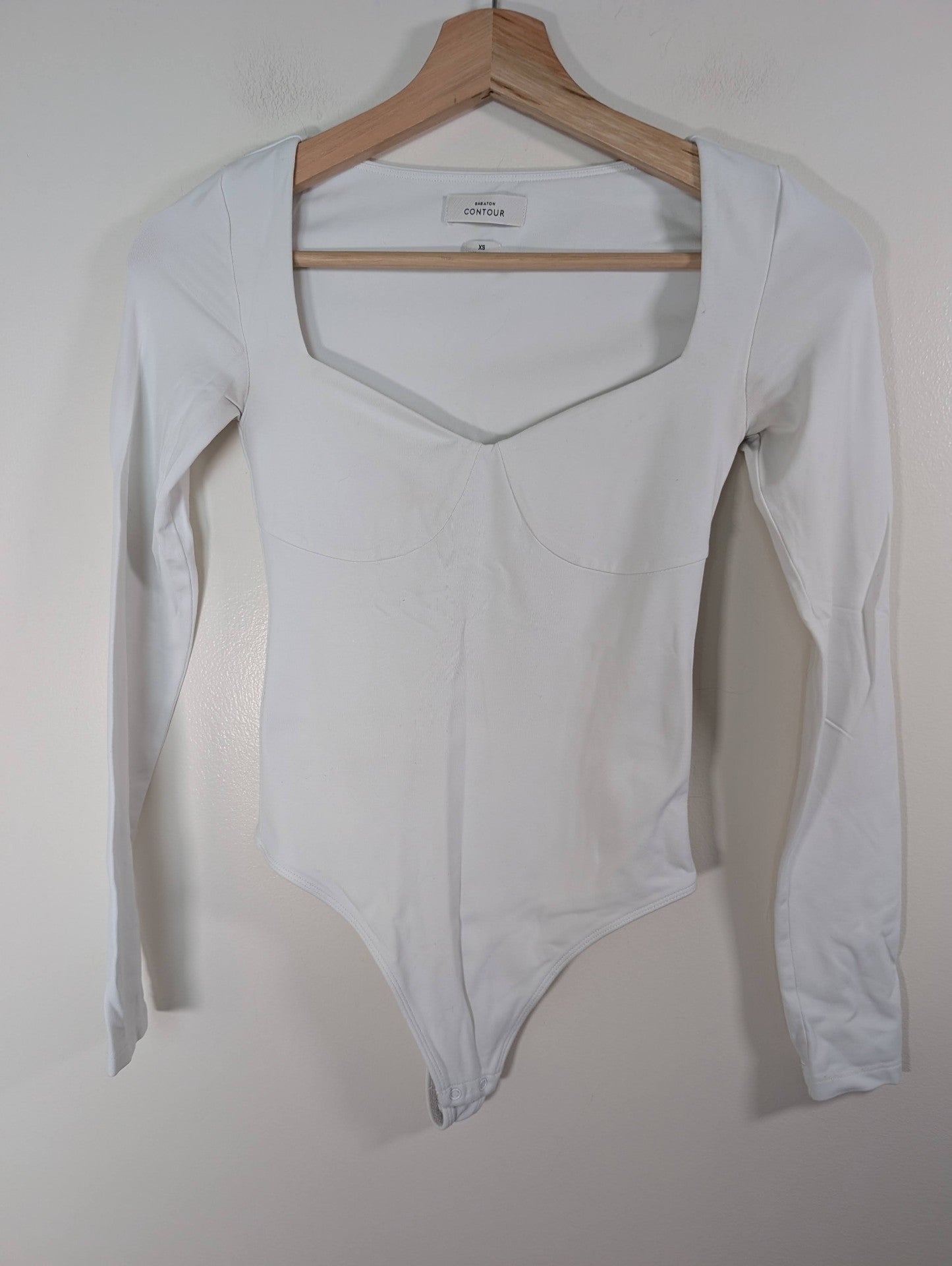 Babaton Contour white bodysuit - XS