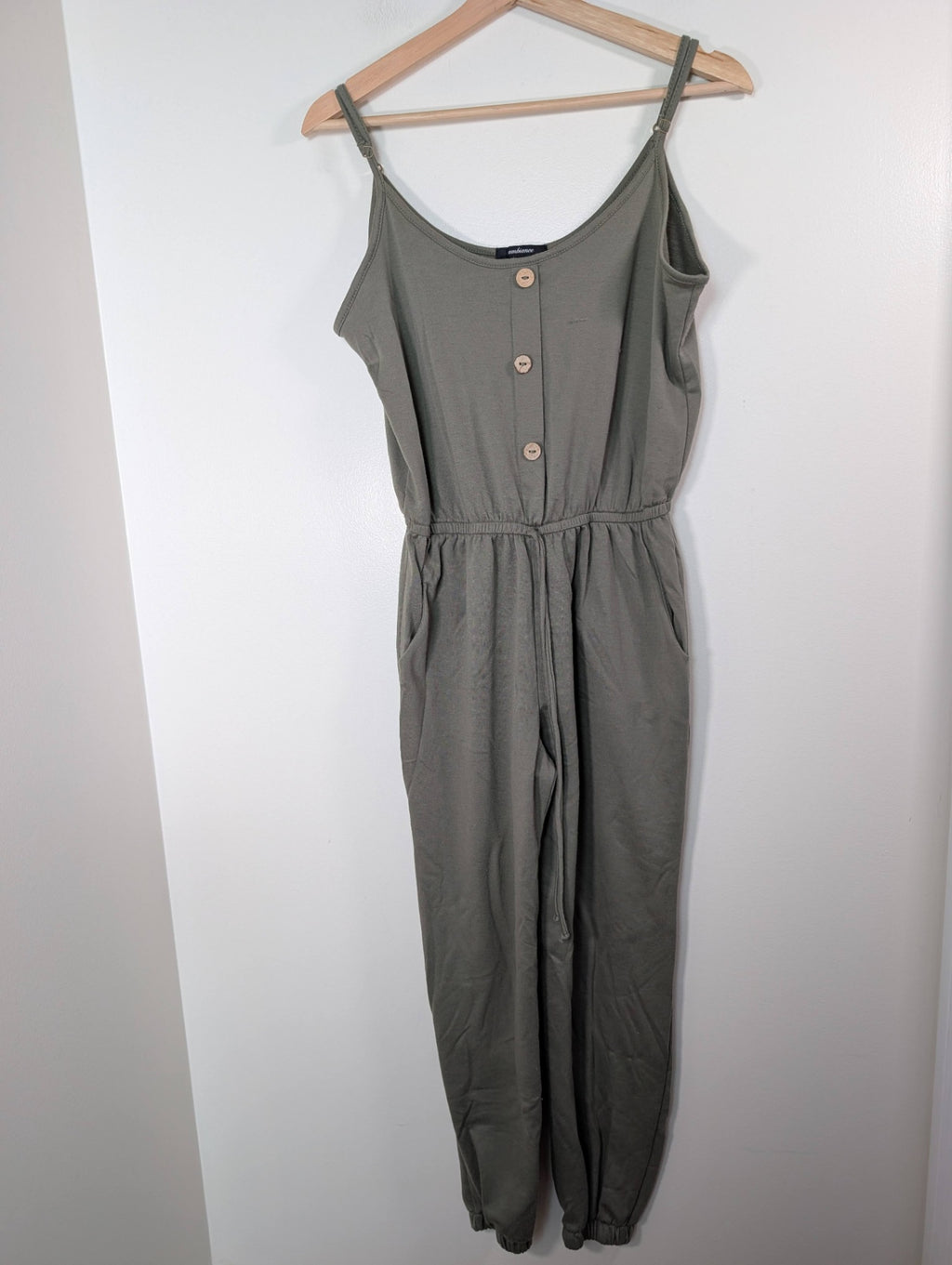 ambiance green jumpsuit - S