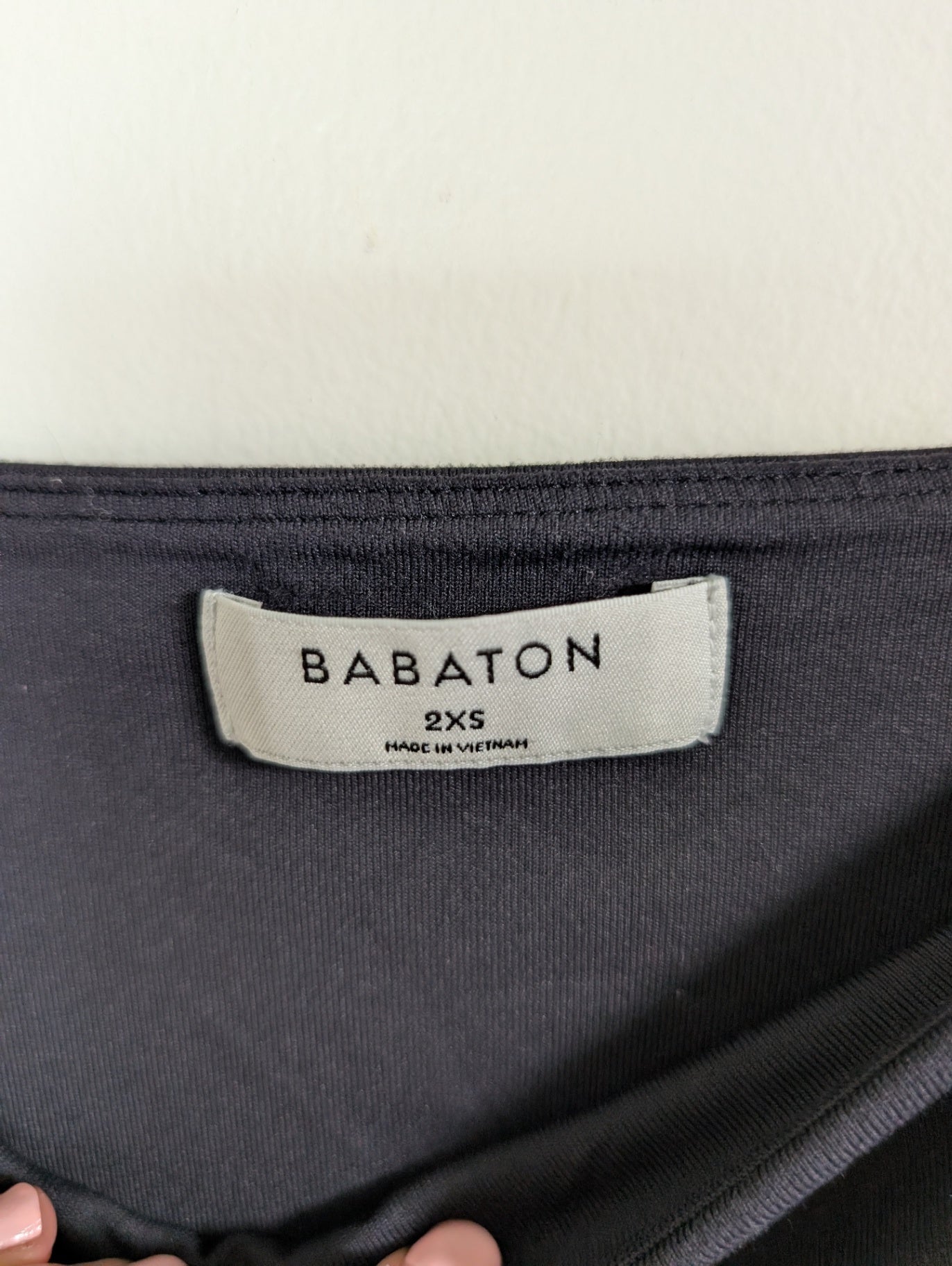 Babaton contour black bodysuit - 2XS