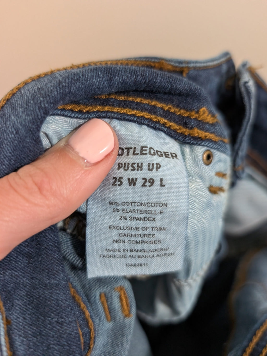 Bootlegger push up jeans - 25