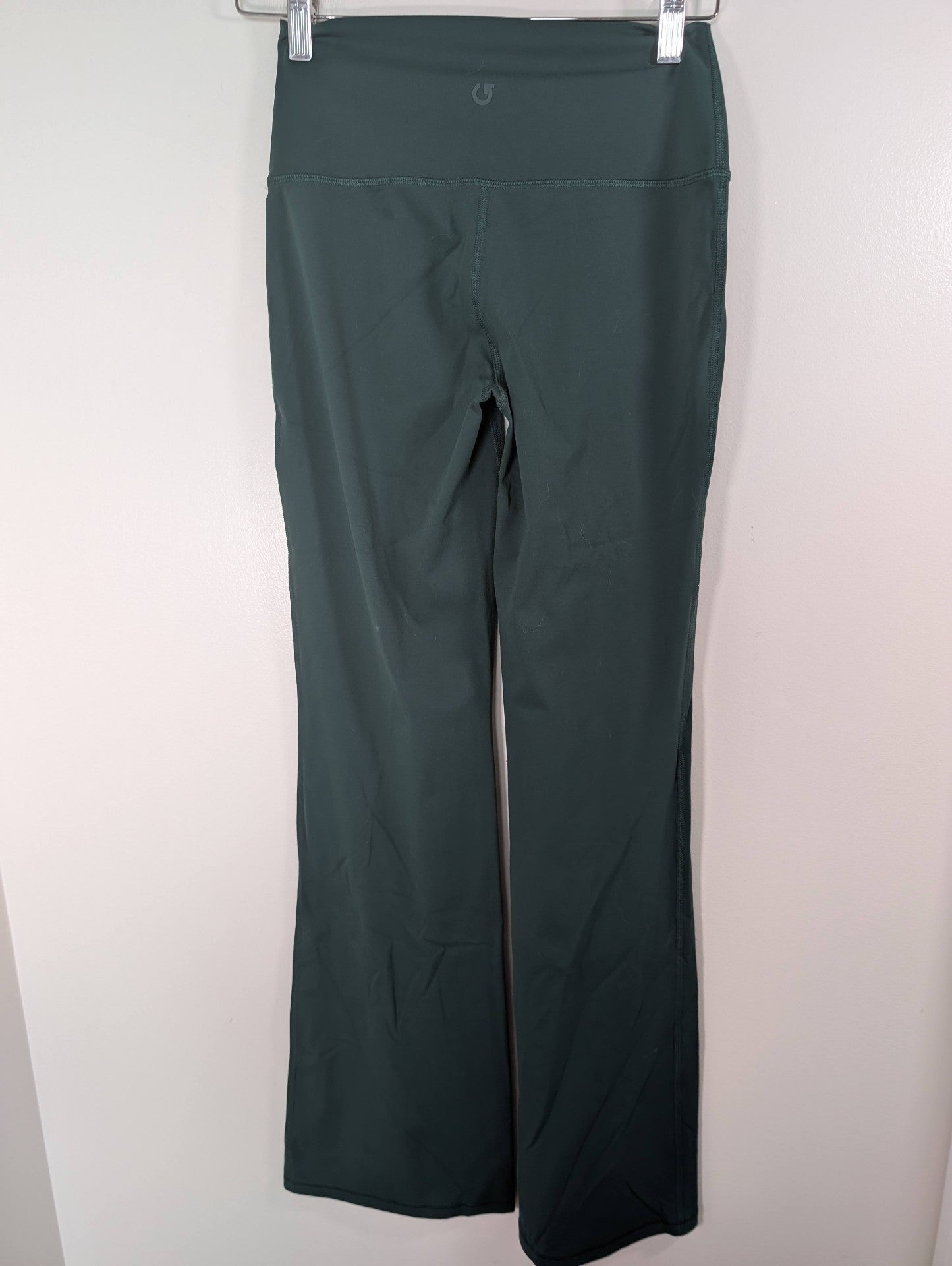 Garage green flare legging - S
