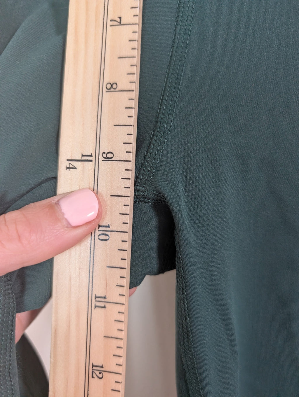 Garage green flare legging - S