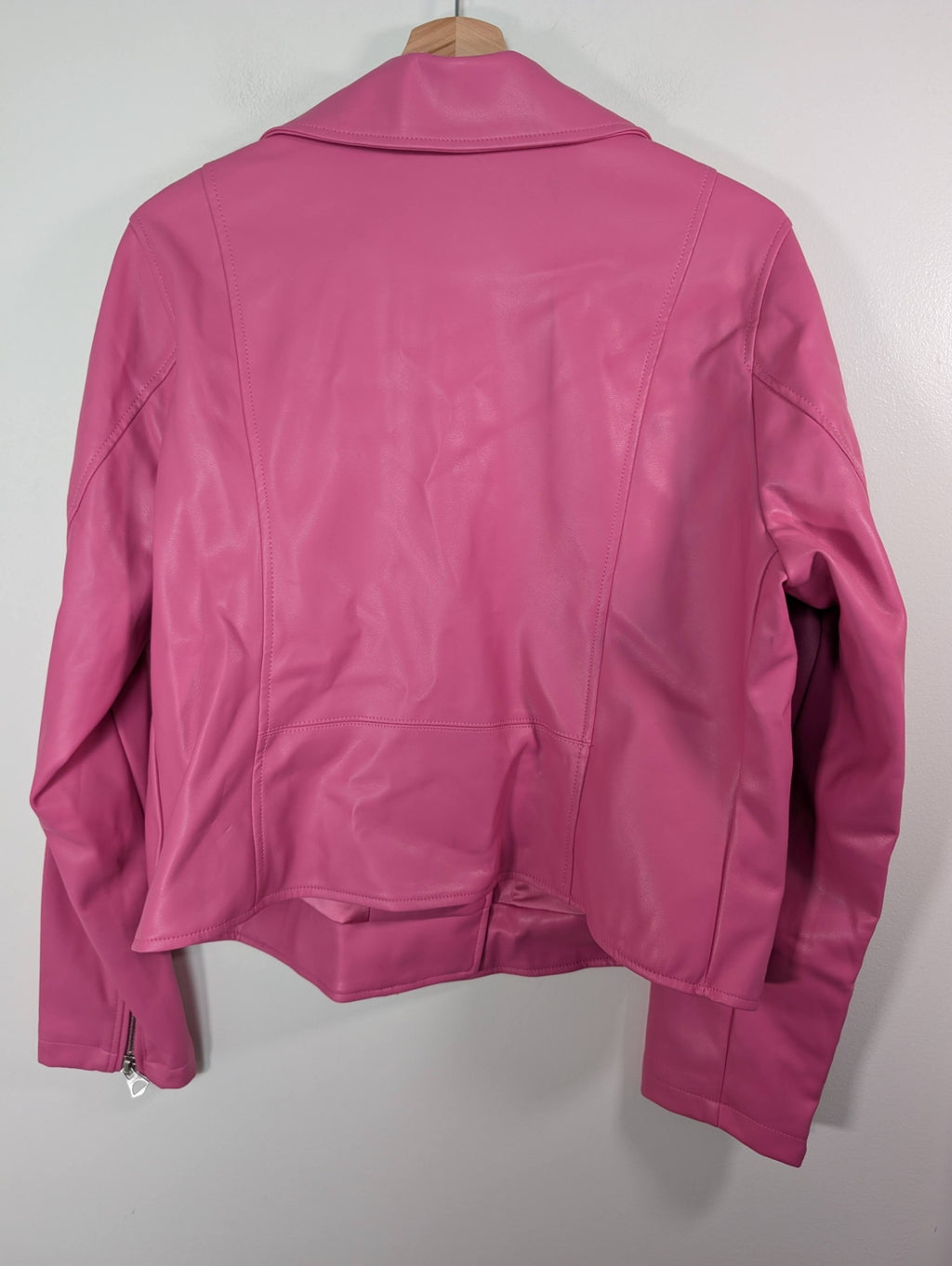 NWT Torrid pink faux leather moto jacket - 1X