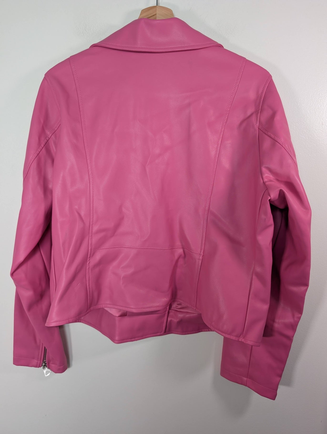 NWT Torrid pink faux leather moto jacket - 1X