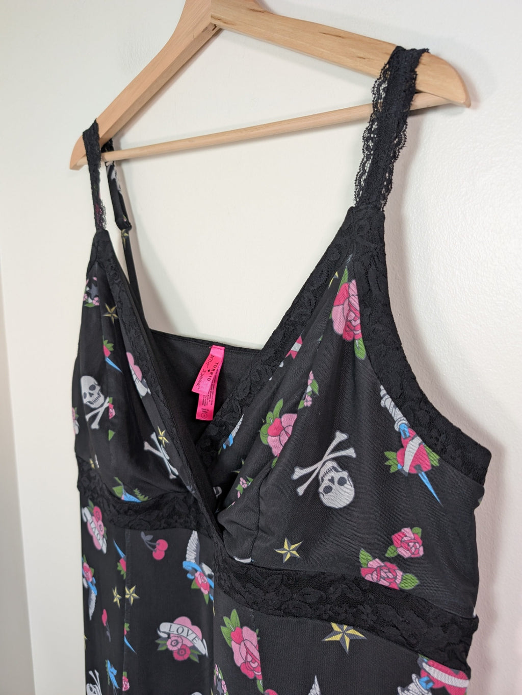 Torrid x Betsy Johnson rose/skull dress - 2XL