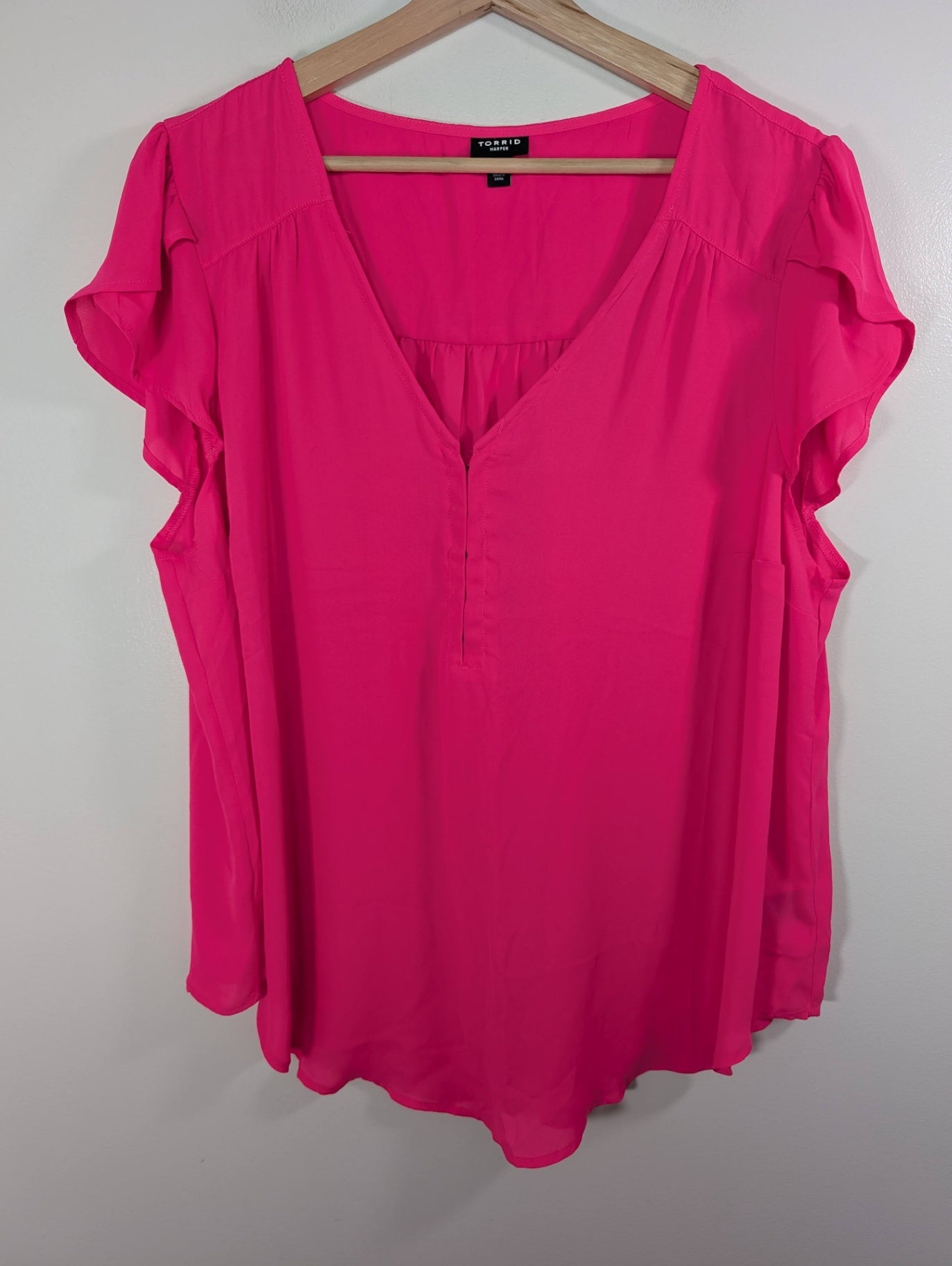 Torrid bright pink blouse - 2XL