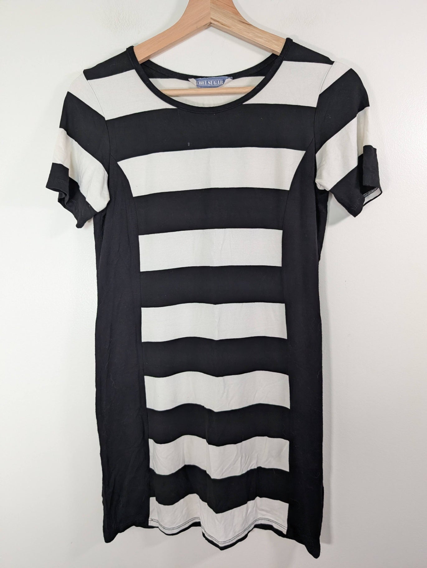 Rebel Sugar striped t-shirt dress - Small