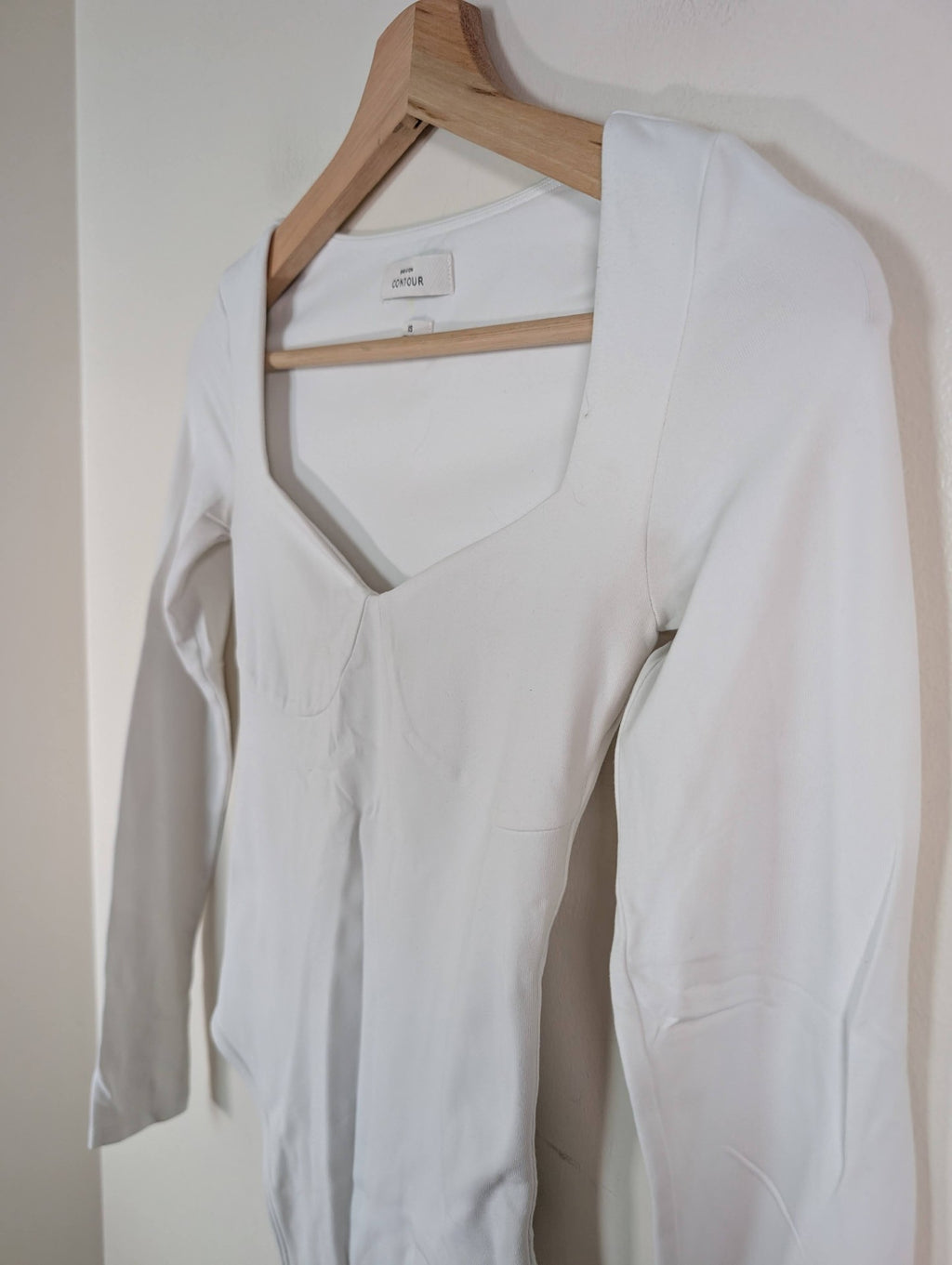 Babaton Contour white bodysuit - XS
